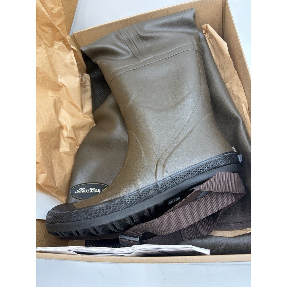 FROGG TOGGS CLASSIC II Hip Waders Cleated Boot Size 13 Brown NEW